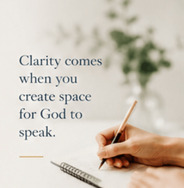 Clarity with God through creativity