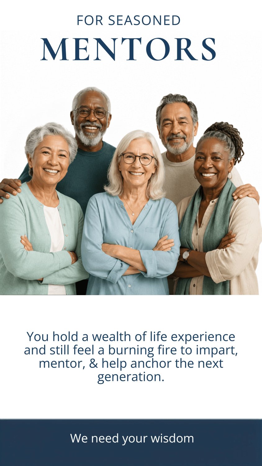 Kingdom community for seasoned mentors