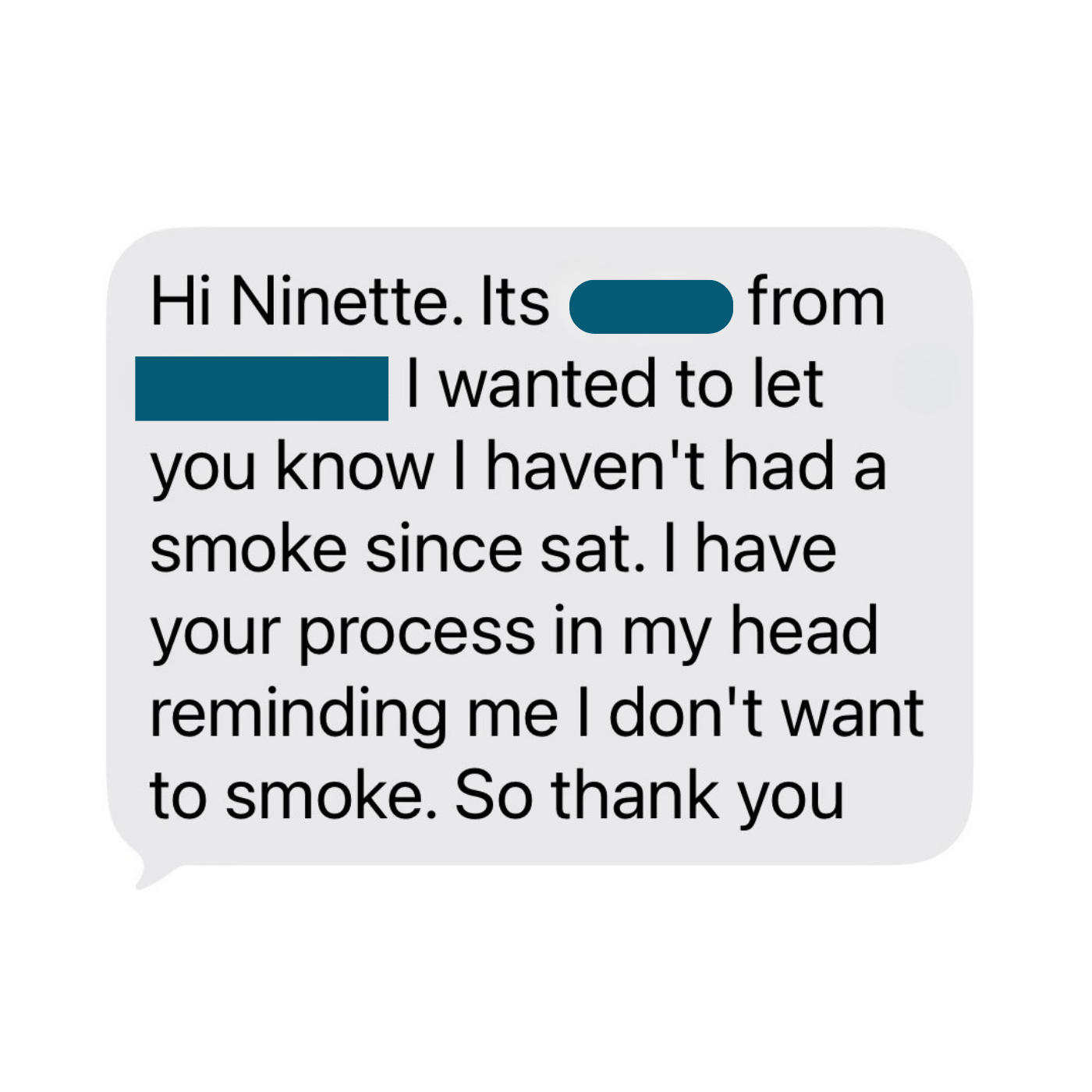 Transformation coaching client Testimonial for Ninette Kruger Transformation Coach