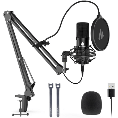 MAONO AU-A04 Condenser USB Microphone Kit (Black)