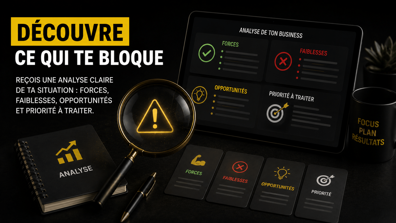 Découvre ce qui bloque dans ton business