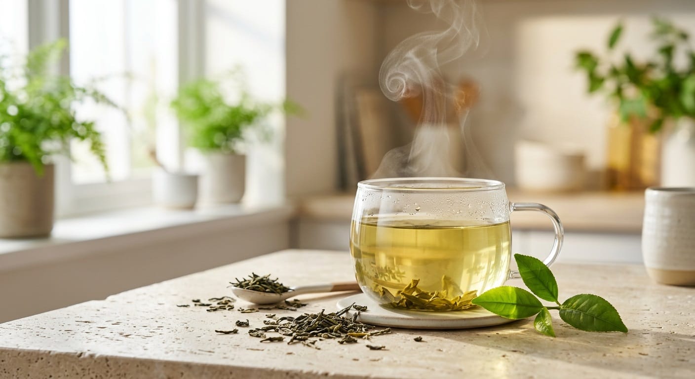 Green tea rich in antioxidants for a healthy eye-friendly diet