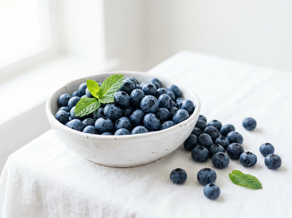 Fresh blueberries for brain health