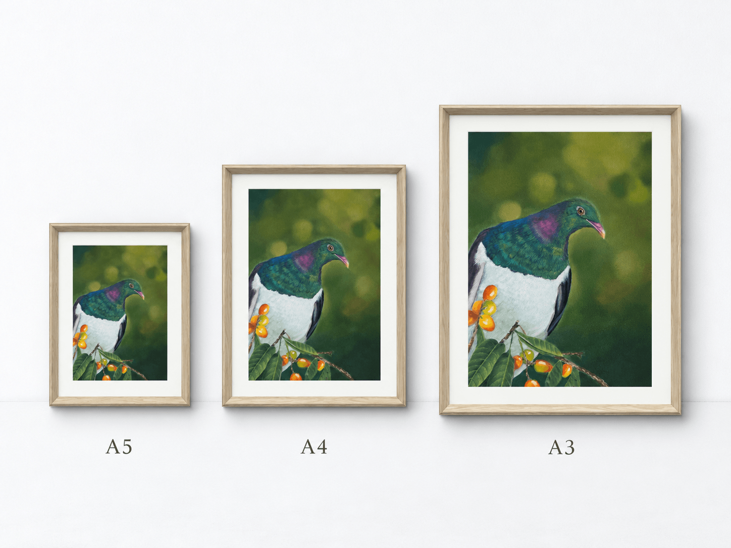 Kereru A4 & A5 art print