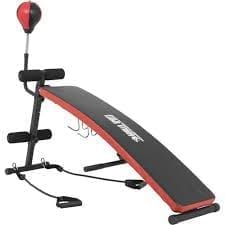 banca de abdomene reglabila cu sac de box Gorilla Sports