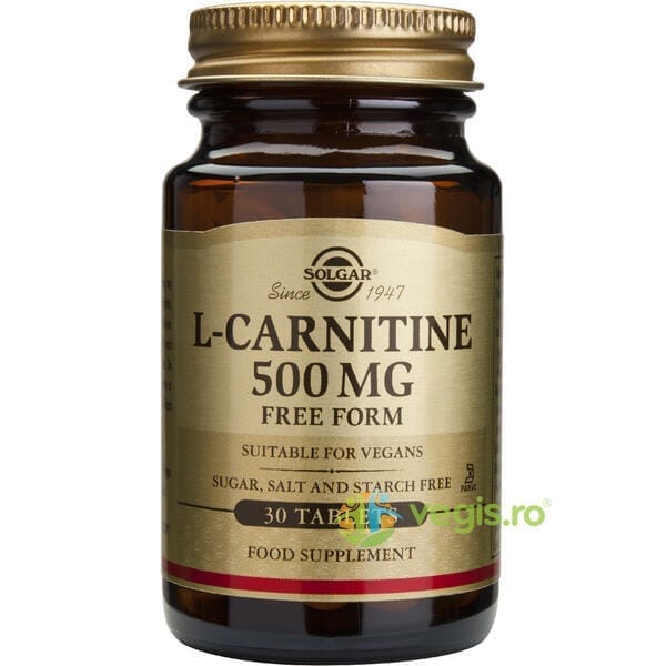 l-carnitina 500mg Solgar 30 capsule
