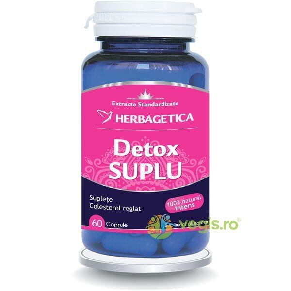 detox suplu herbagetica 60 capsule