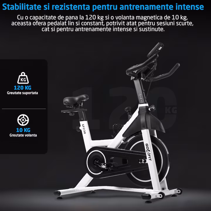 bicicleta fitness spinning go4fit gf230