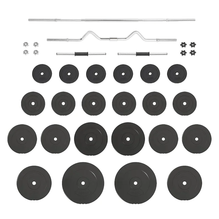 gantere si haltera vidaxl 120kg