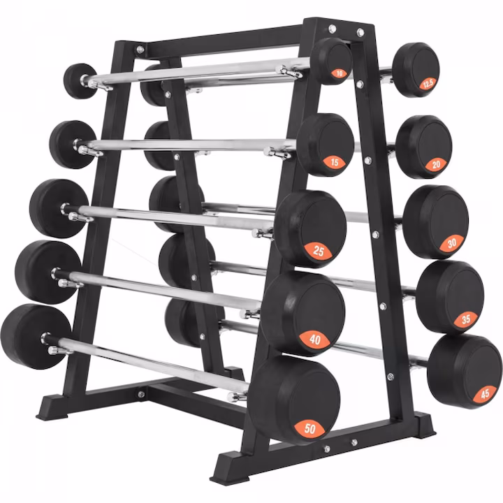 set haltere 282.5 kg cu suport gorilla sports