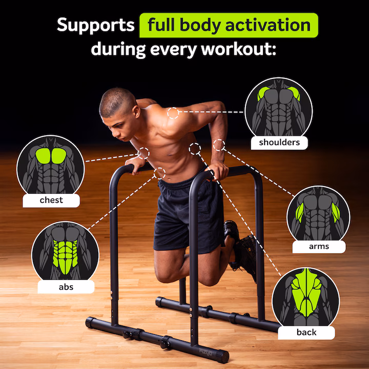 bare paralele pentru dips reglabile inaltime fizyo