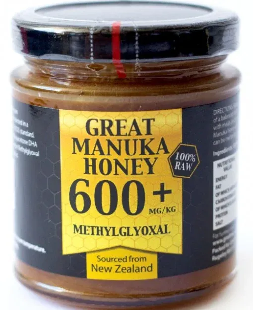 miere de manuka borcan de sticla 250 g si mgo 550+