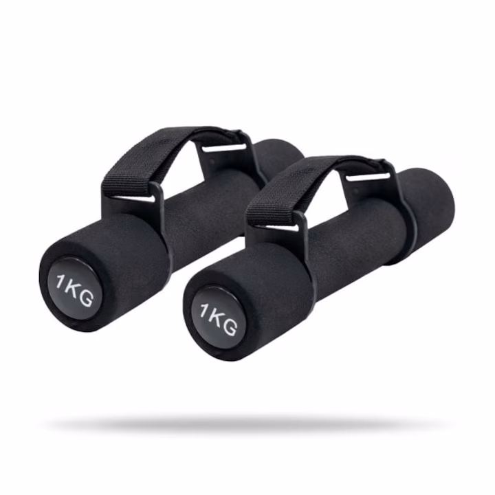 gantere cardio pulse gymbeam 1 kg cu suprafata antiderapanta