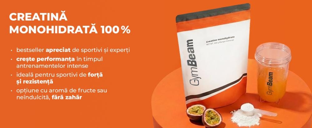 creatina monohidrata 100% gymbeam 1 kg