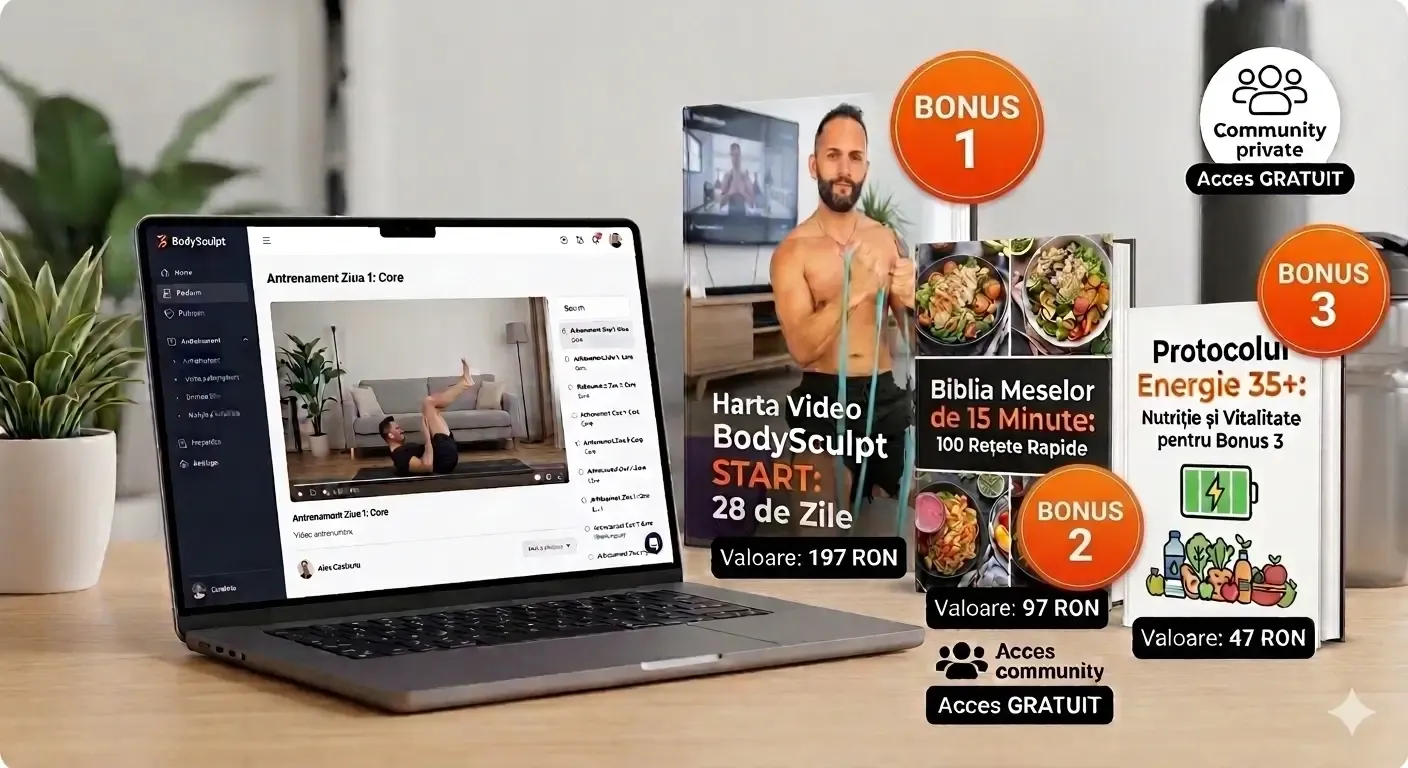 poza cu programul bodysculpt start ce prezinta beneficiile acestui program