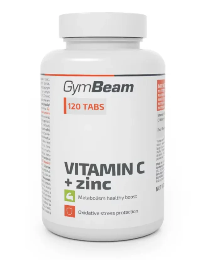capsule gymbeam 120 tablete cu zinc si vitamina c