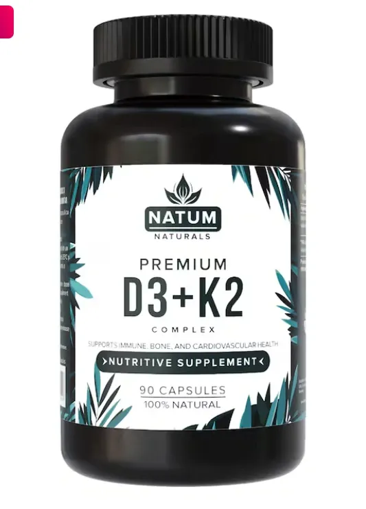 capsule de vitamina d3+ k2 natum naturals