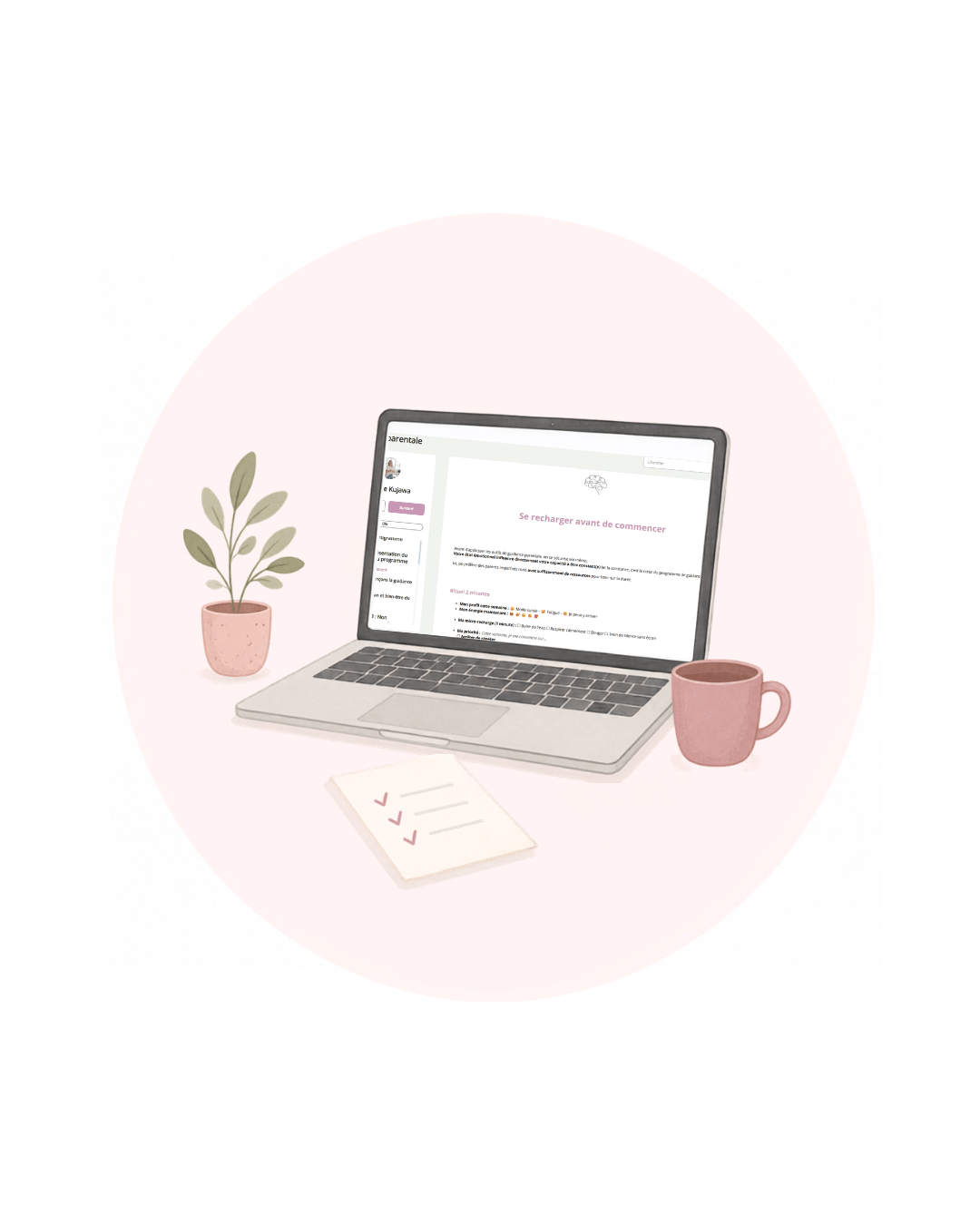 Plateforme de formation en ligne du programme de guidance parentale.