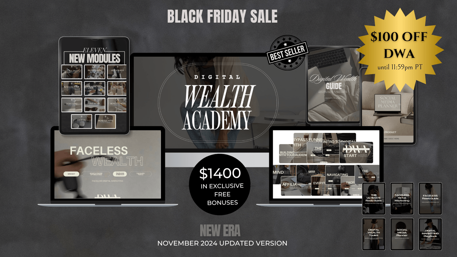 DWA: Digital Wealth Academy Course with Master Resell Rights (MRR)
