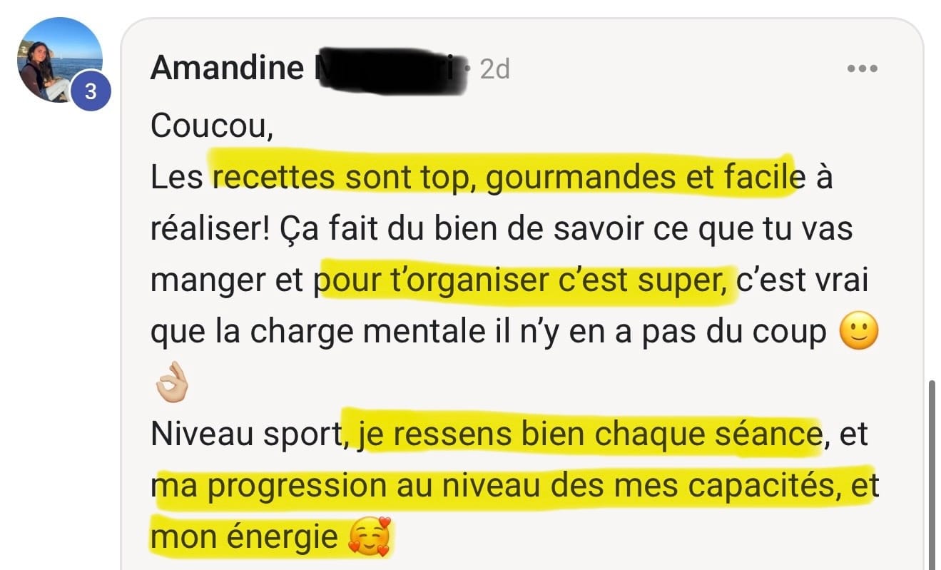 Témoignage cliente Glow Booty screenshot 5