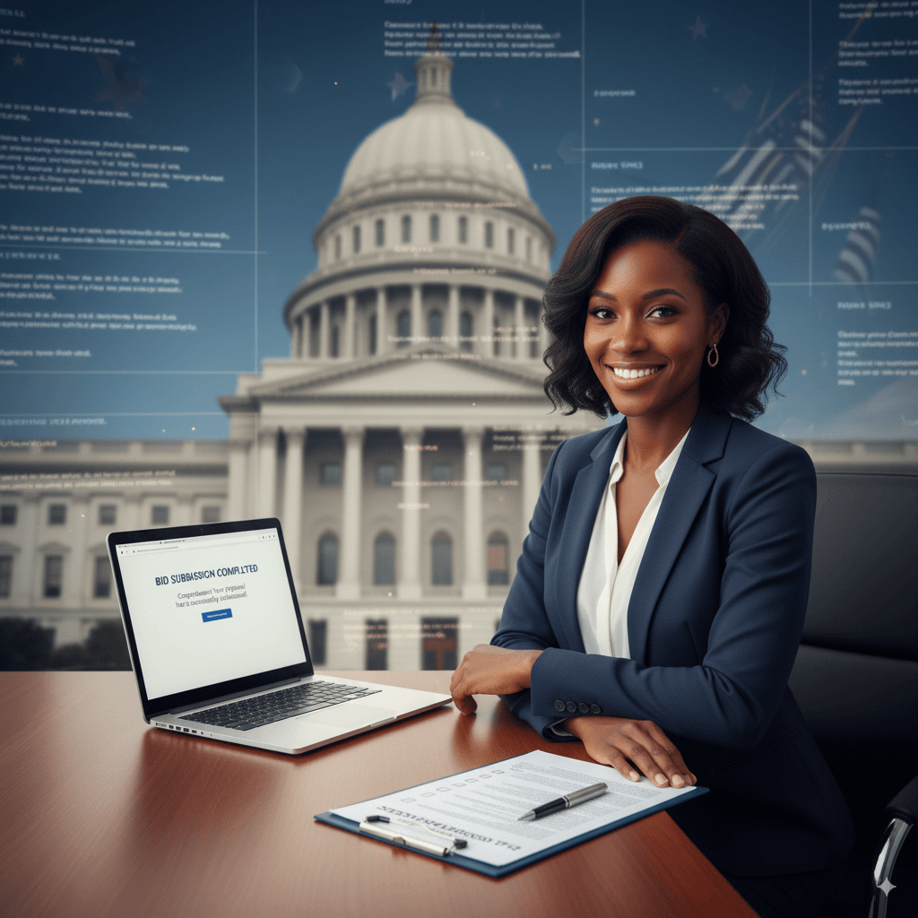 Small business owner using GC Plug and Play to go from confused to confident in federal contract bidding