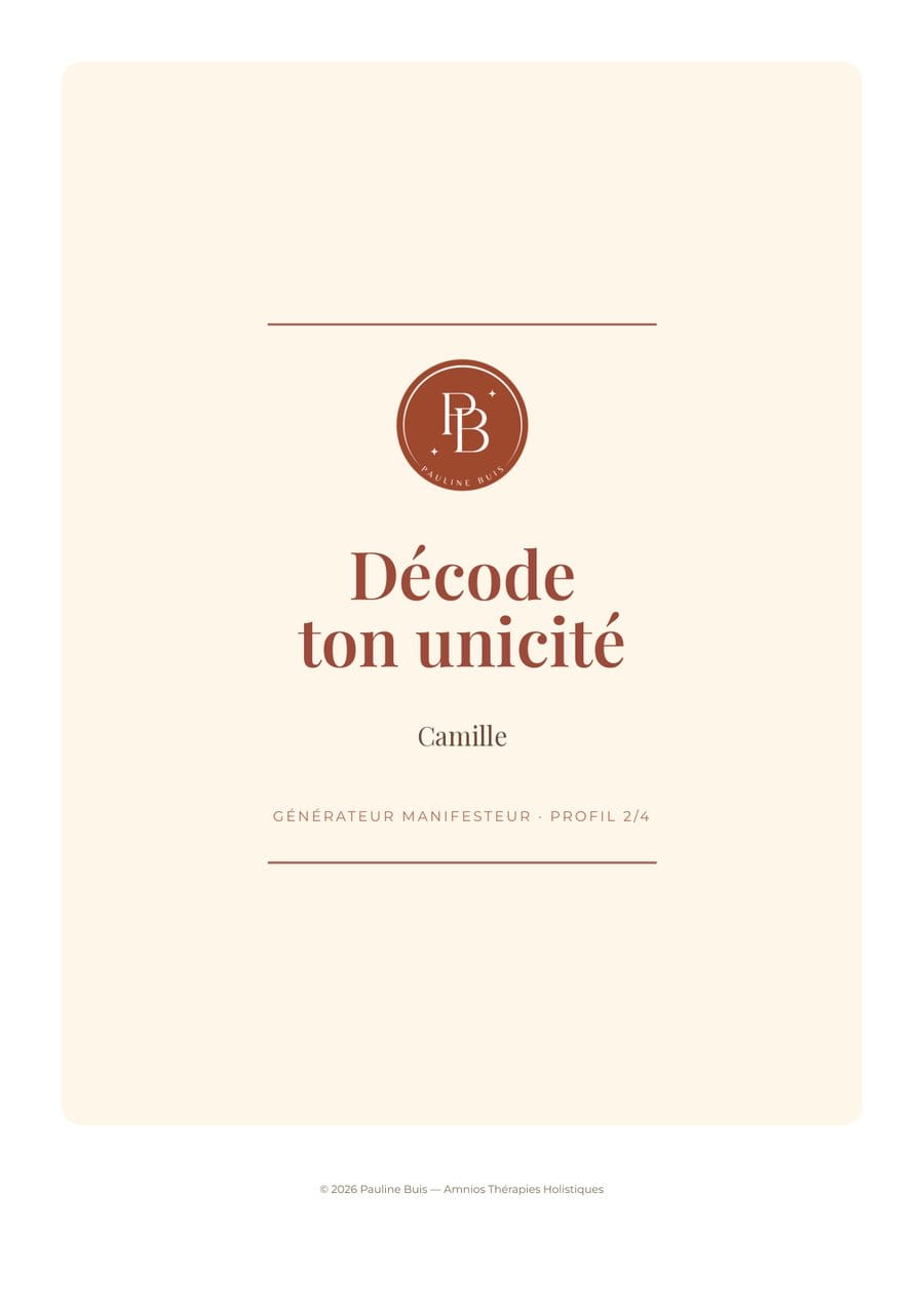 Couverture du livret Décode ton unicité