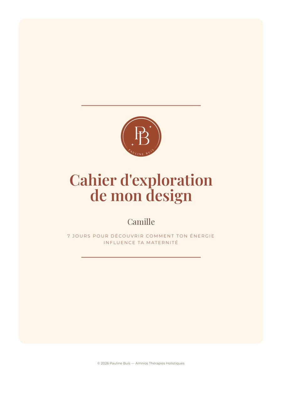 Couverture du Cahier d’exploration de mon design