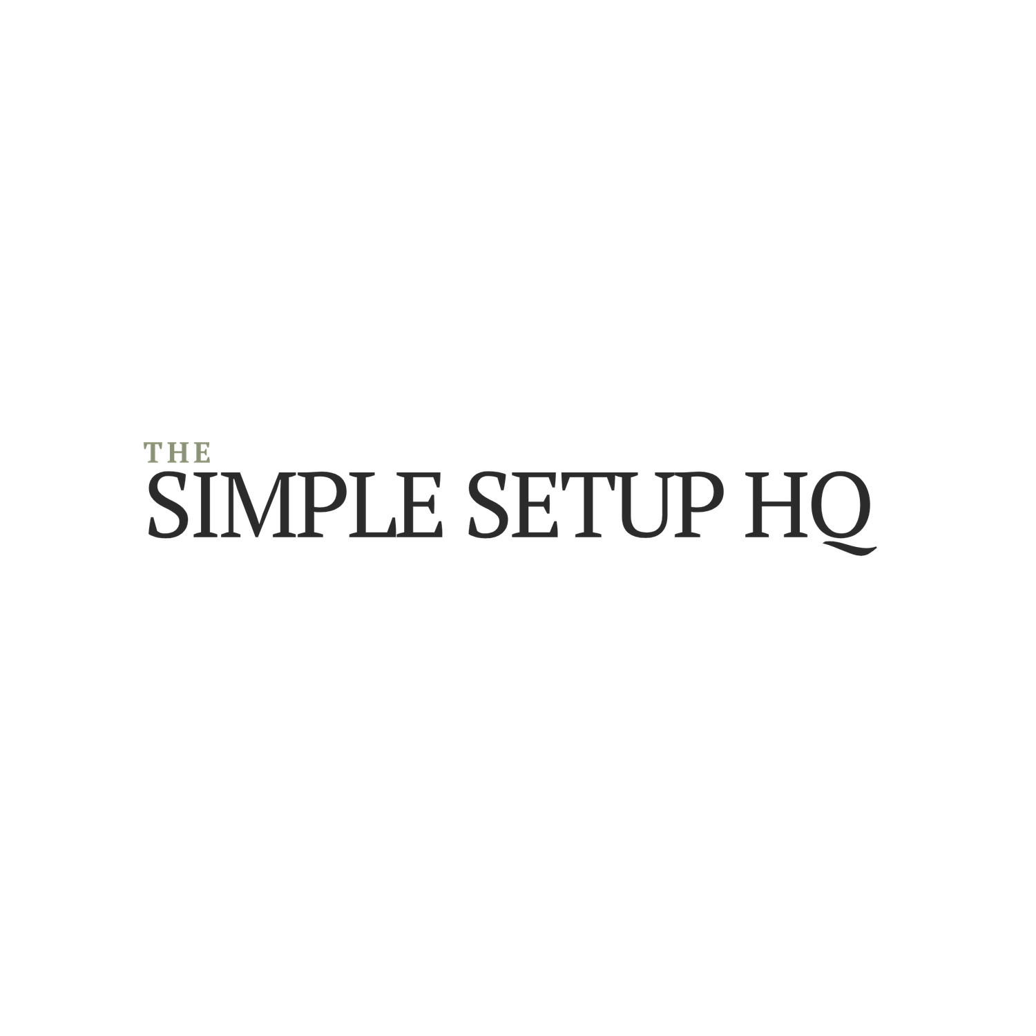 The Simple Setup HQ