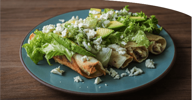 Tacos dorados del Recetario Viviendo Fit
