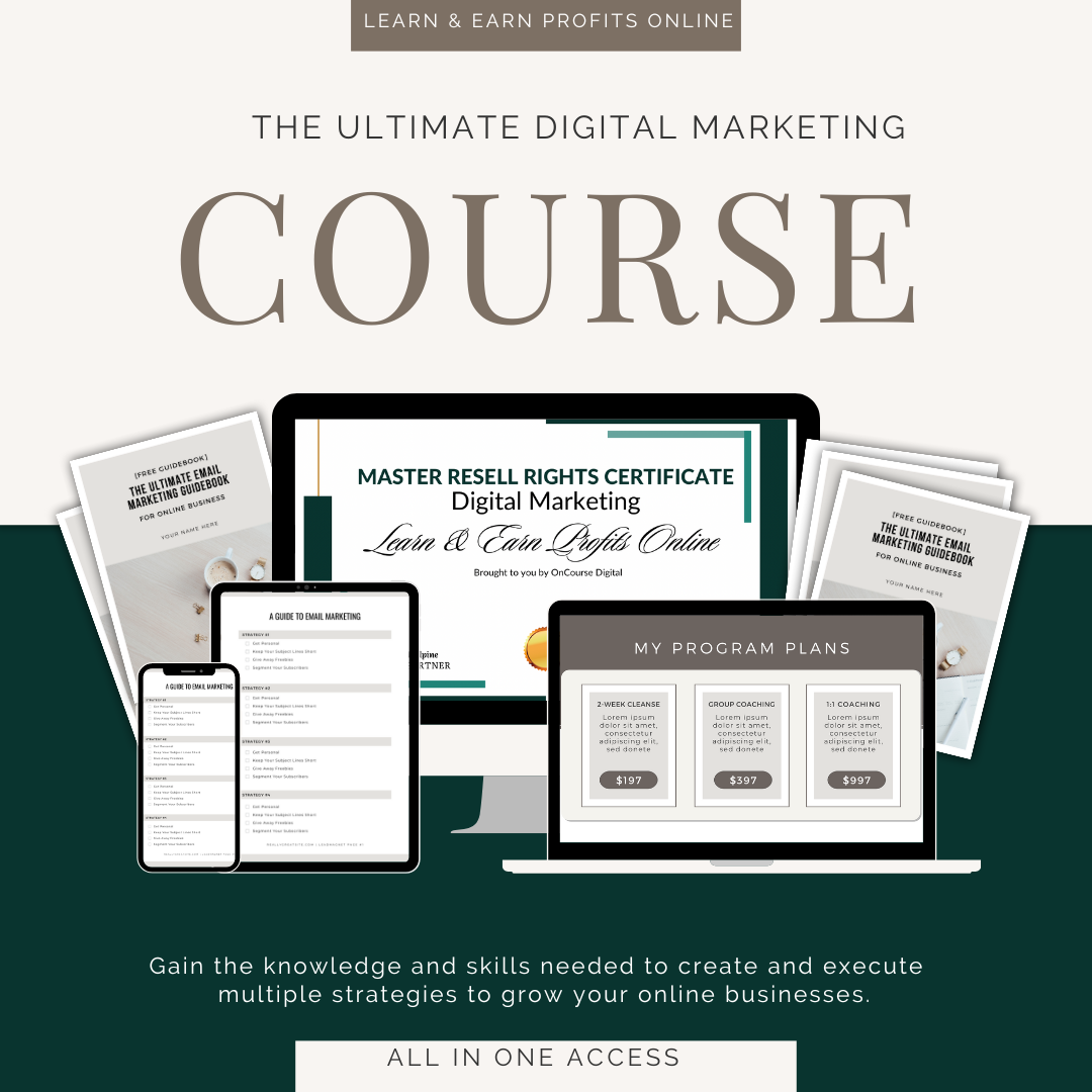 Learn and earn with digital marketing