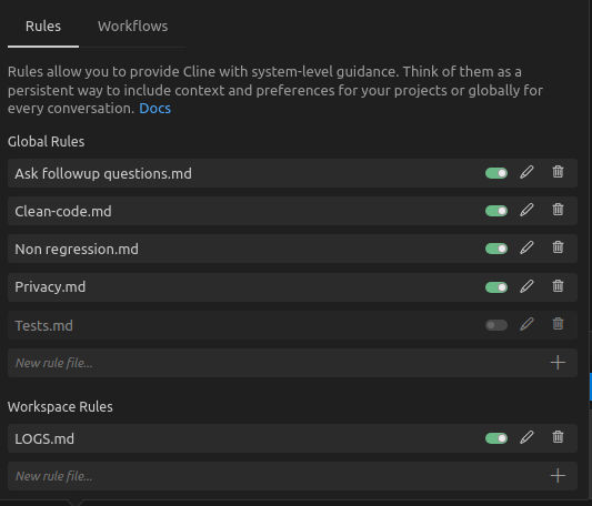 Professional workflow screenshot