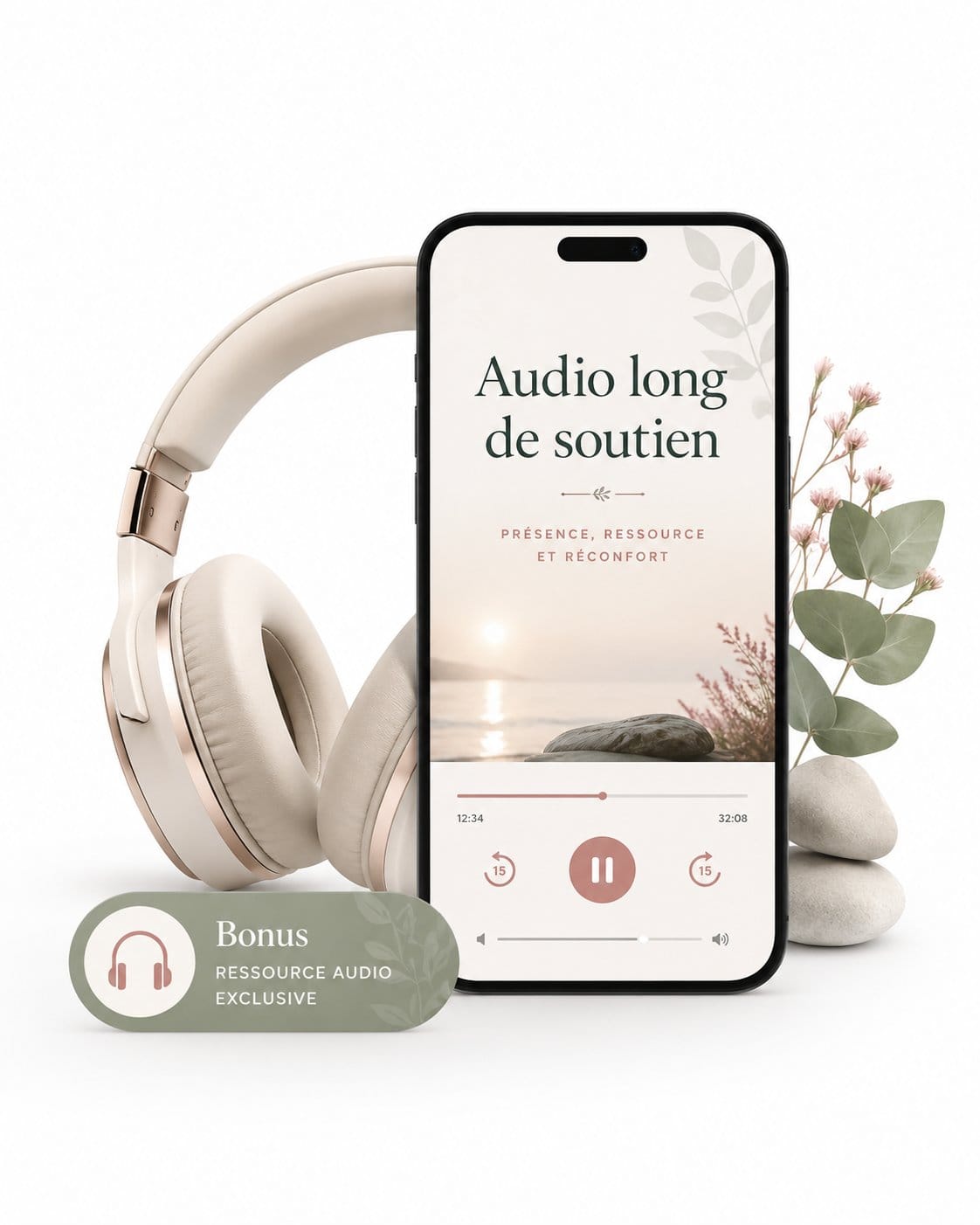 Illustration de l'audio long de soutien