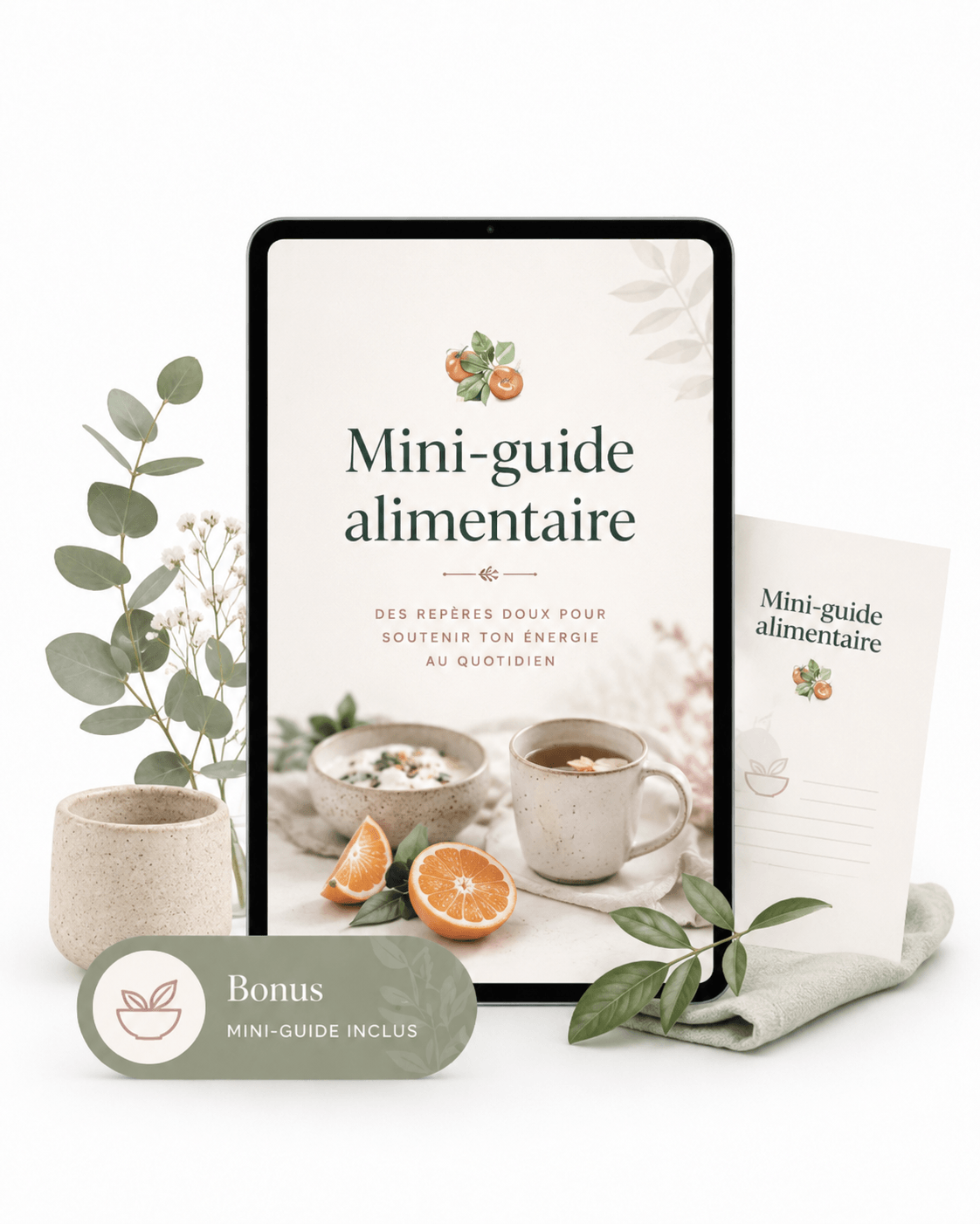 Illustration du mini-guide pour soutenir ton énergie au quotidien