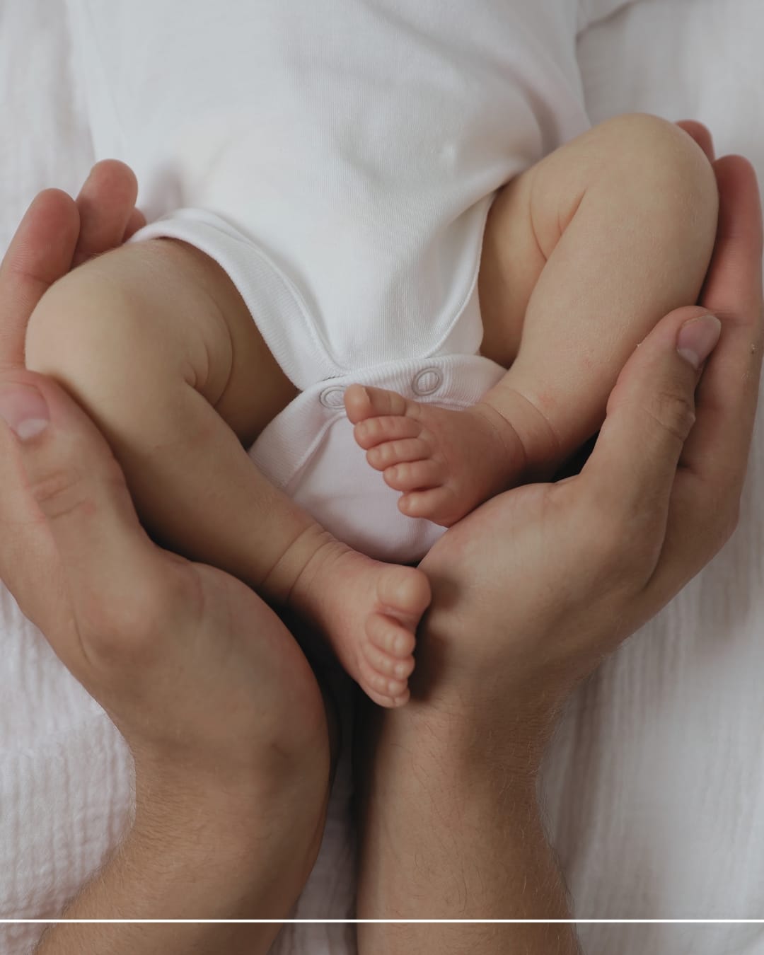Newborn baby sleeping peacefully