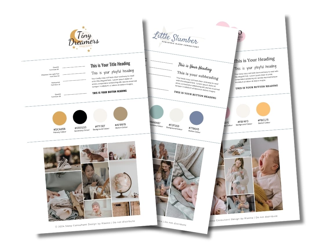 Logo and Brand Identity Board