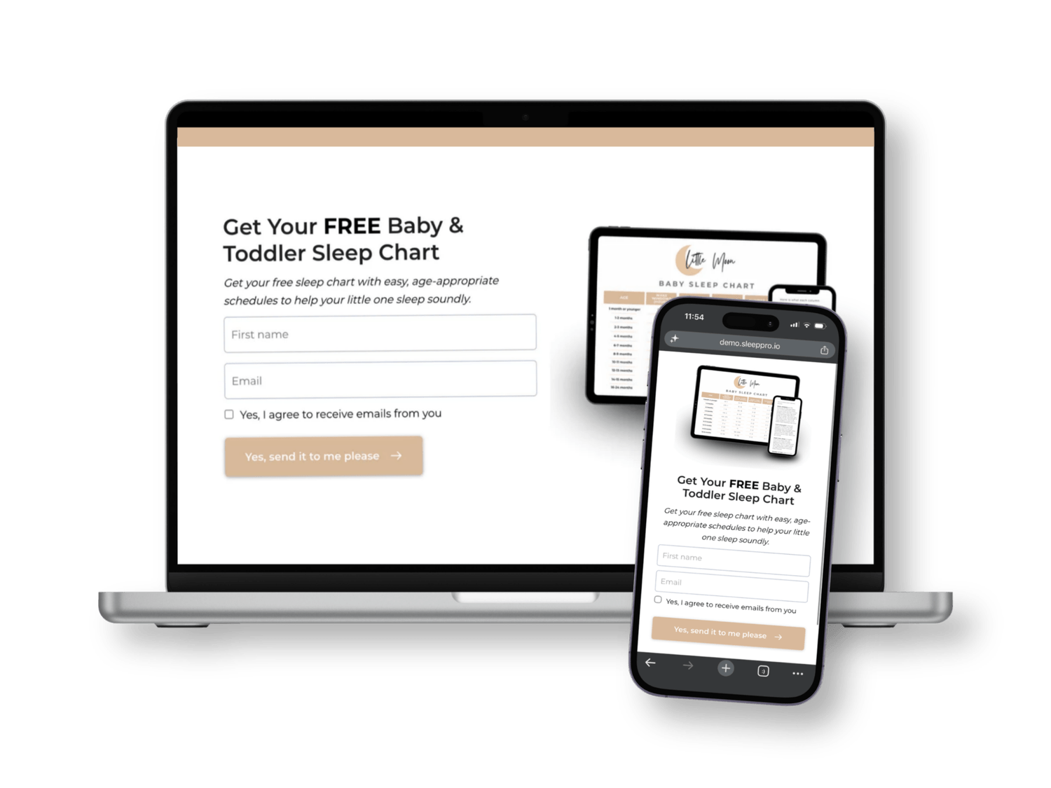 Funnels mockup