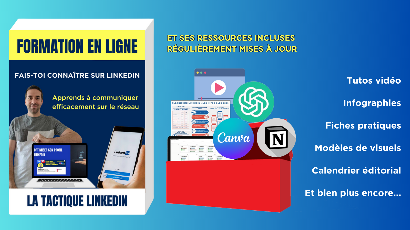 Formation en ligne la tactique LinkedIn