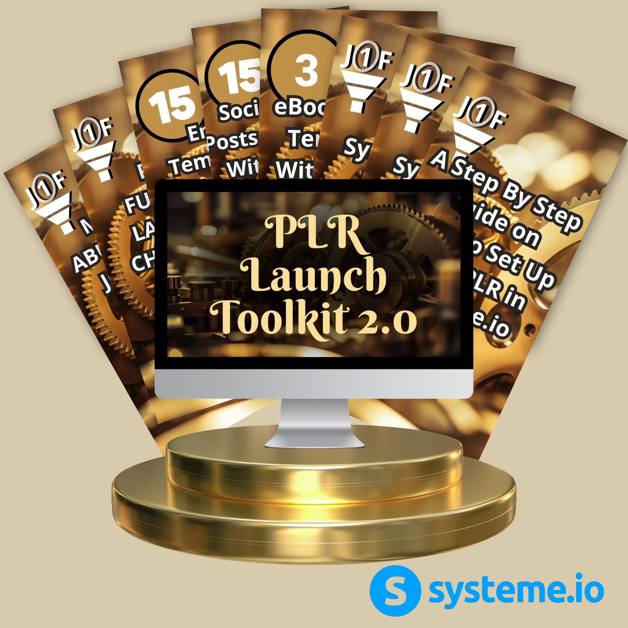 System.io Plr Bundle Easy Step-By-Step Toolkit for Implementing Systeme.io's 8 course PLR ...