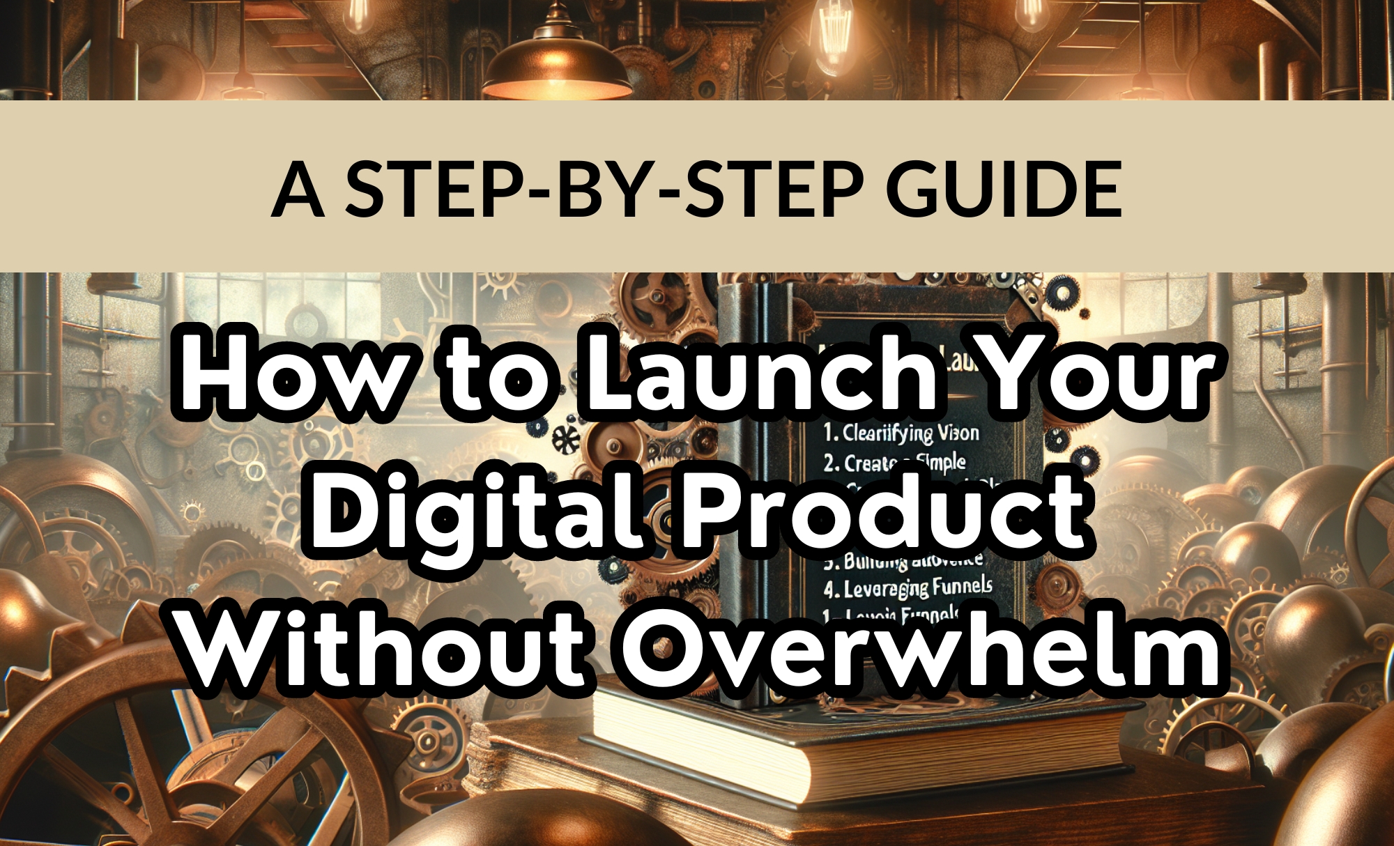 How to Launch Your Digital Product Without Overwhelm: A Step-by-Step Guide