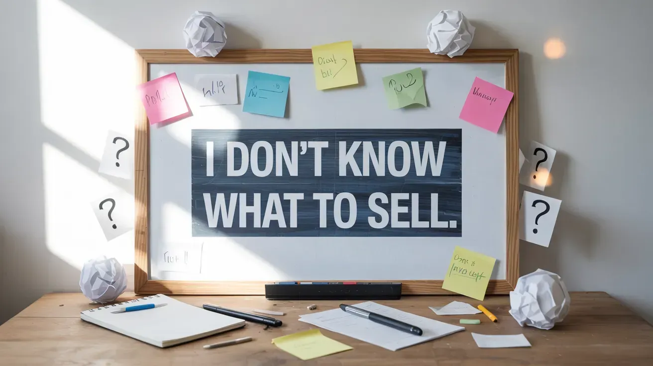 New Creators - I don't know what to sell