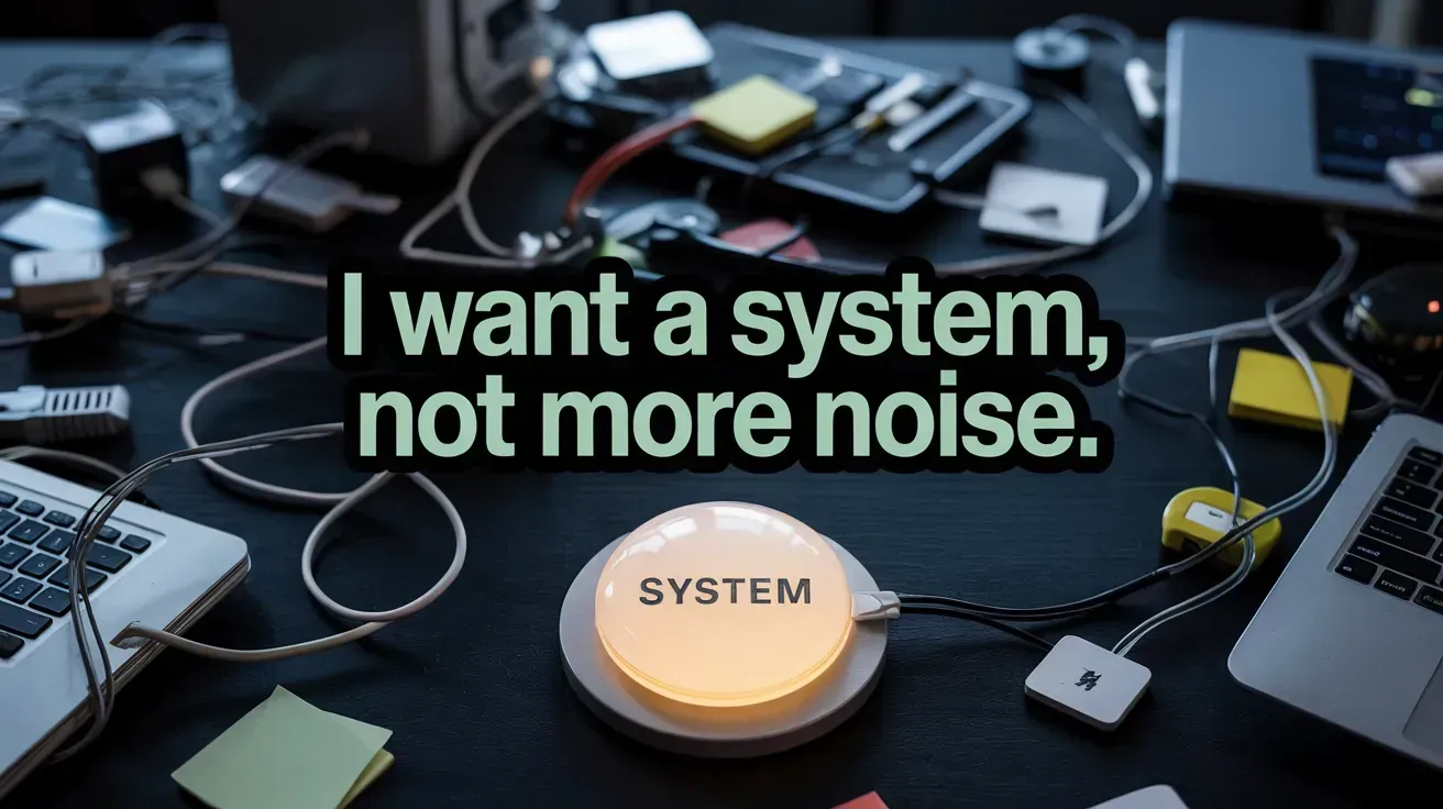 Coaches & Affiliates: I want a system, not more noise