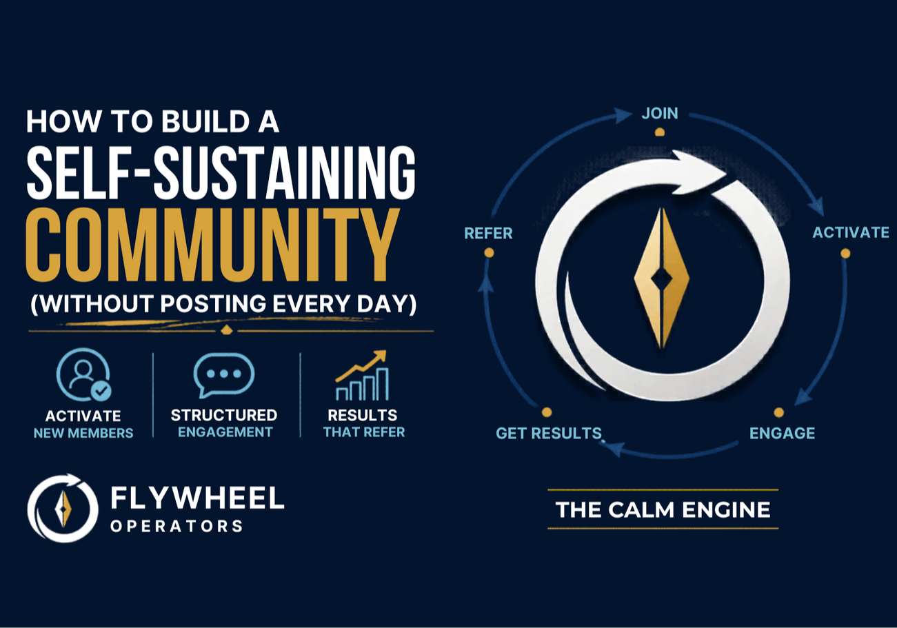 Self sustaining community system driven by activation structured engagement and referrals