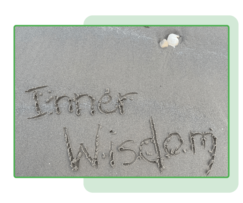 image with written words "inner wisdom"
