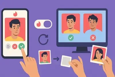 La meilleure photo de profil Tinder (homme et femme) : Faire des tests avec l’option Smart Photo de Tinder
