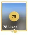 Symbole coeur jaune Tinder gratuit like prioritaire