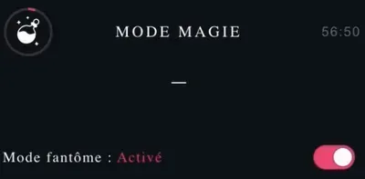 Mode Magie : mode fantôme activé
