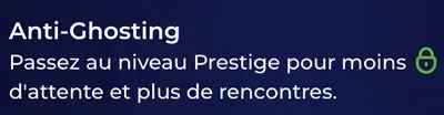 Comment fonctionne Meetic sur le mode payant : Anti Ghosting