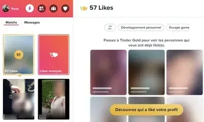 Tinder : restriction du compte gratuit