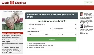 Club-50plus : site de rencontres à éviter