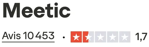 Avis Meetic Trustpilot